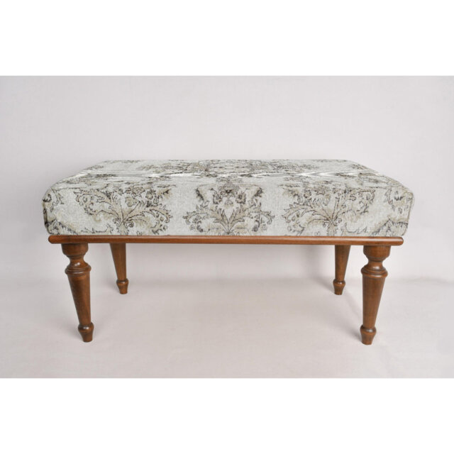 Cotton Upholstered Bench