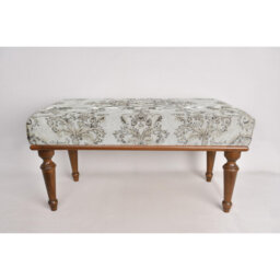 Cotton Upholstered Bench