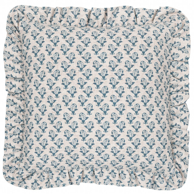Floral Square Cushion Cover