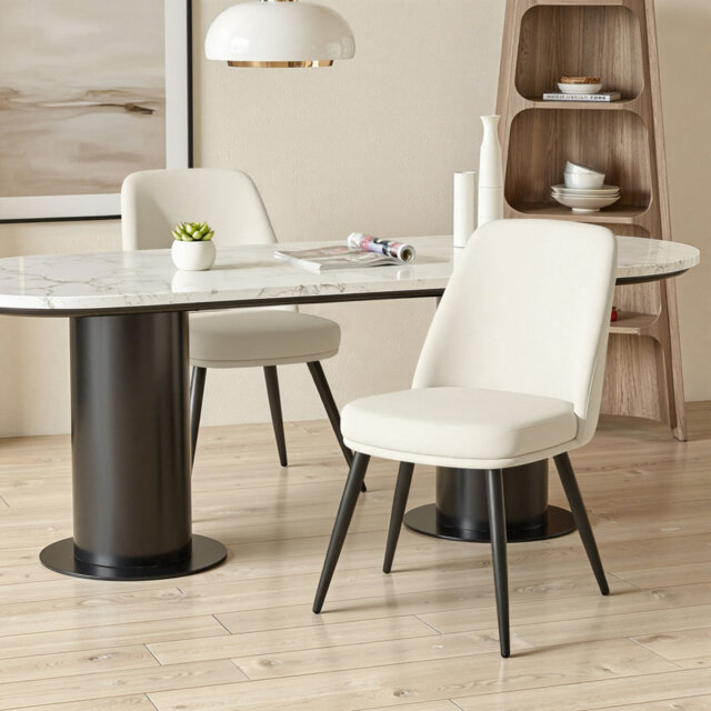 49Cm H Modern Velvet Upholstered Dining Chair for Kitchen/Dining Room