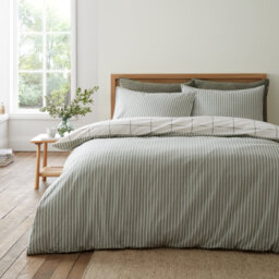 Brushed Regal Check Cotton Reversible Duvet Cover Set