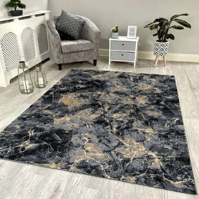 Marble Machine Tufted Indoor / Outdoor Area Rug