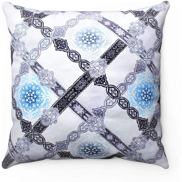 Lakshmi Art Deco Tiles Geomestric 43Cm Scatter Cushion Cover