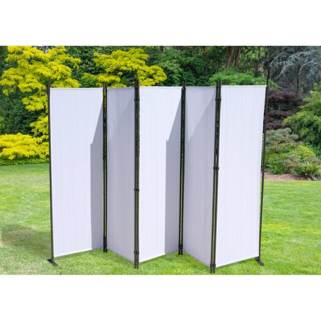 Deitra 268cm W x 167cm H 5 - Panel Folding Room Divider