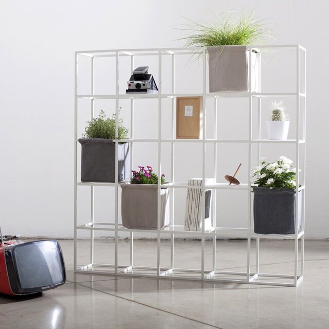 IPot 103.5cm H x 103.5cm W Steel Standard Bookcase