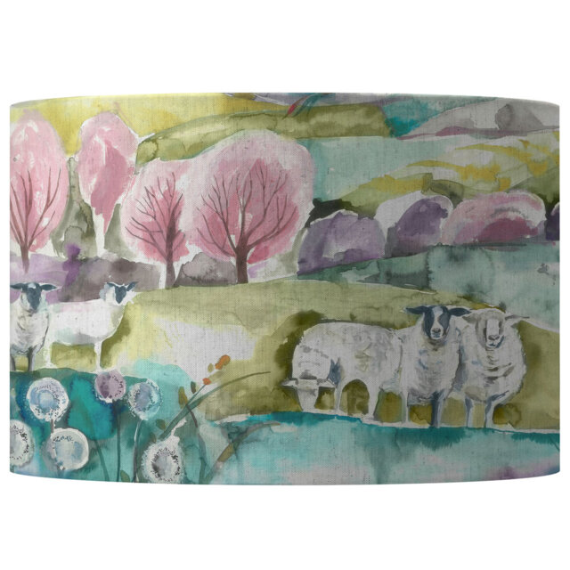 Buttermere Eva Animal 40cm Cotton Drum Lamp Shade