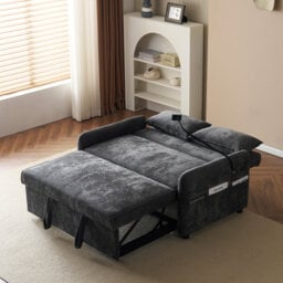2 Seater Chenille Sofa Bed