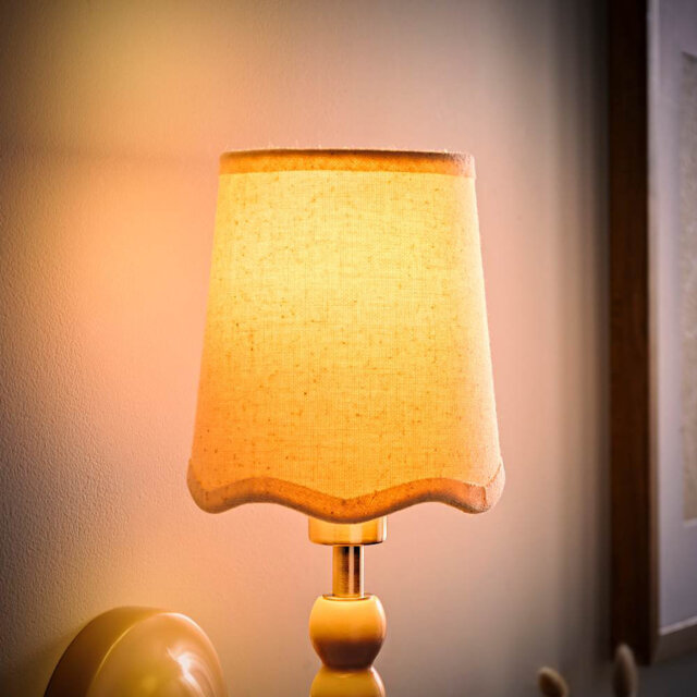 Alazar 13.5cm H Linen Blend Empire Lamp Shade ( Slip-On )