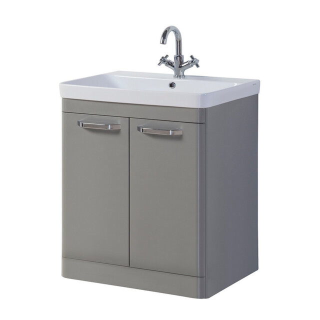 Clifton 800mm Wall Mounted Single Bathroom Vanity with Vitreous China Basin
