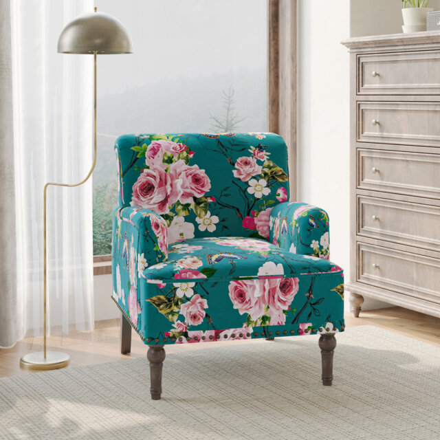 Arian 73 Cm Wide Cotton Armchair