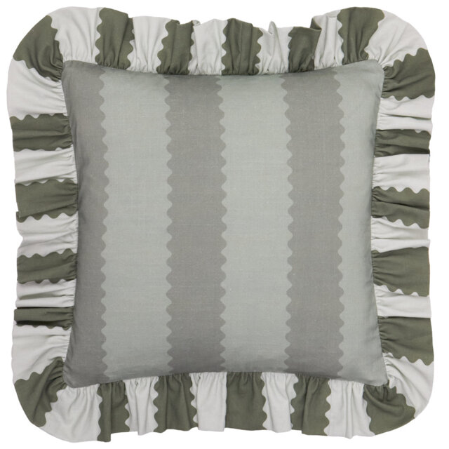 Striped Square Cushion