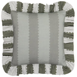 Striped Square Cushion