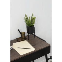 30cm Faux Herbs Plant in Stone Pot
