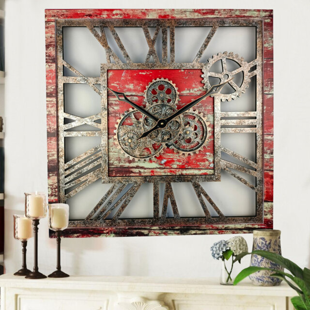 Solid Wood Wall Clock