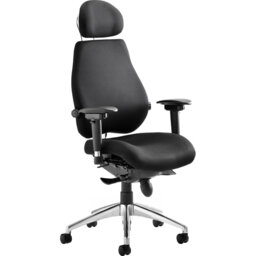Asbjerg High-Back Executive Chair with Lumbar Support