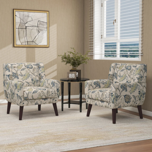 Jaqueze 73.4 Cm Wide Cotton Armchair