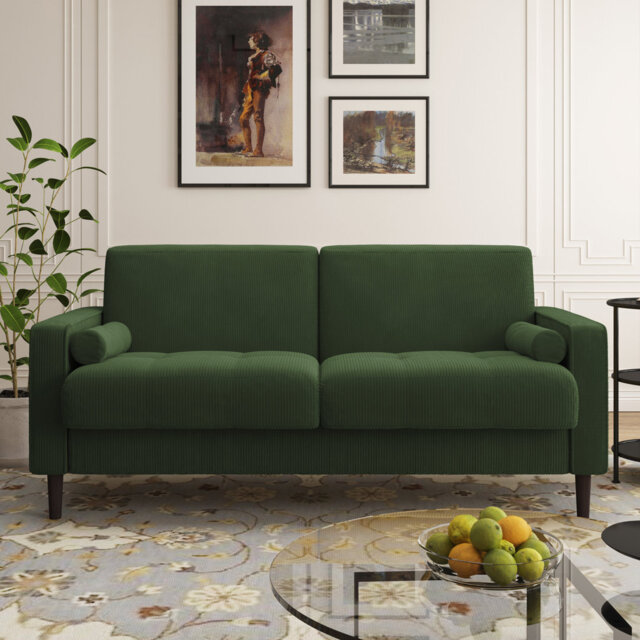 Carmelinda 157Cm Square Arms Sofa