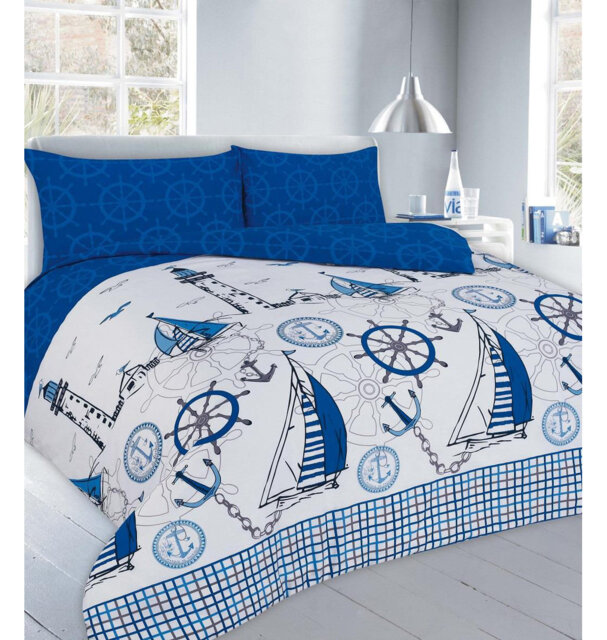 Elio Cotton Blend Geometric Shapes Duvet Cover Set with Pillowcases Included