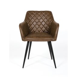 Django 46cm H Polyester Blend Upholstered Armchair in Grey