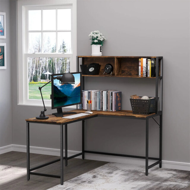 Aleasa L-Shaped Executive Desk