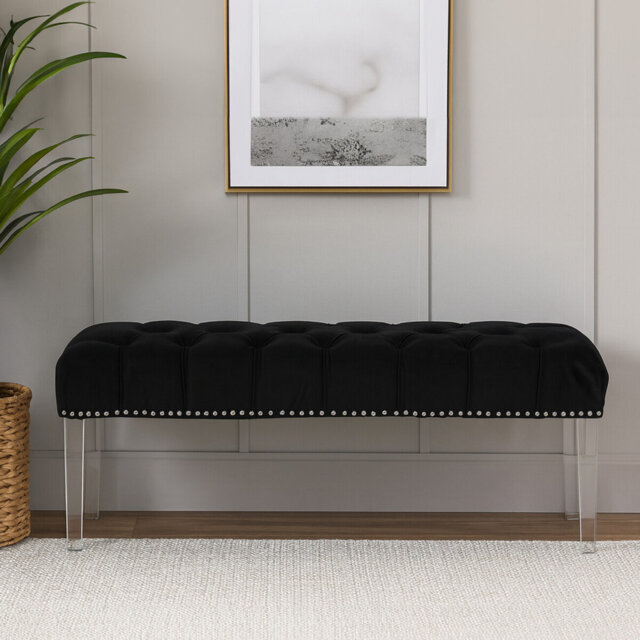 Sabrina Polyester Upholstered Bench