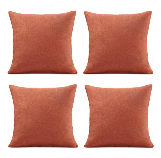 Nalaiyah Velvet Chenille Cushion Covers with Filler Pads