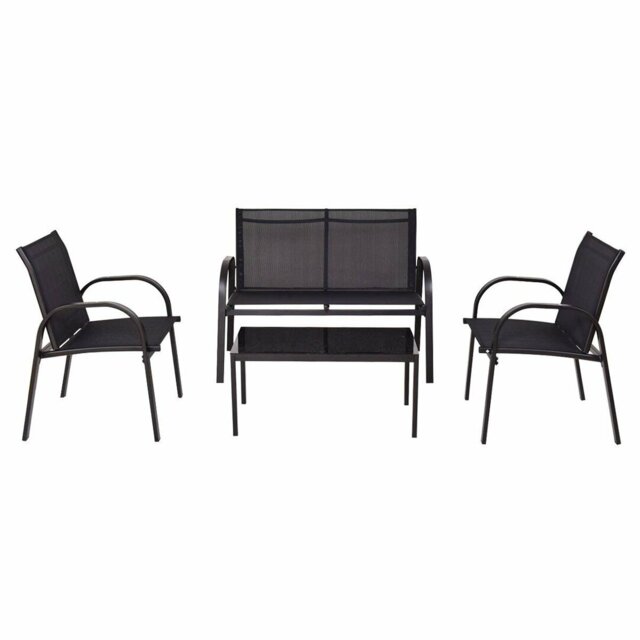 Outdoor Wahkon Steel 4 - Person Seating Group