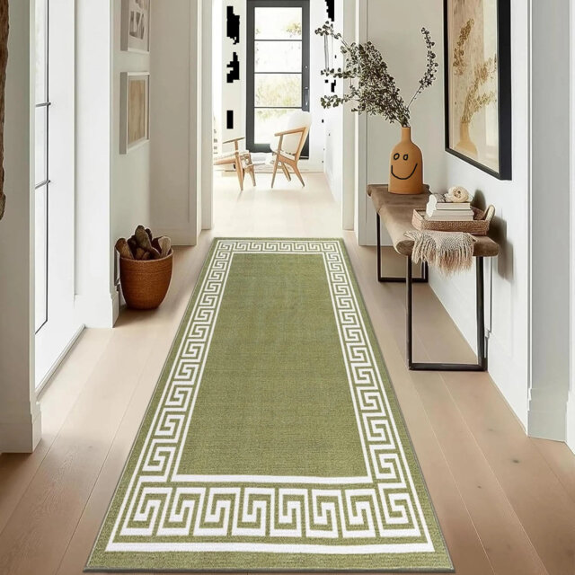 Non Slip Runner Rug Long Hallway Living Room Bedroom Kitchen Carpet Floor Mats*