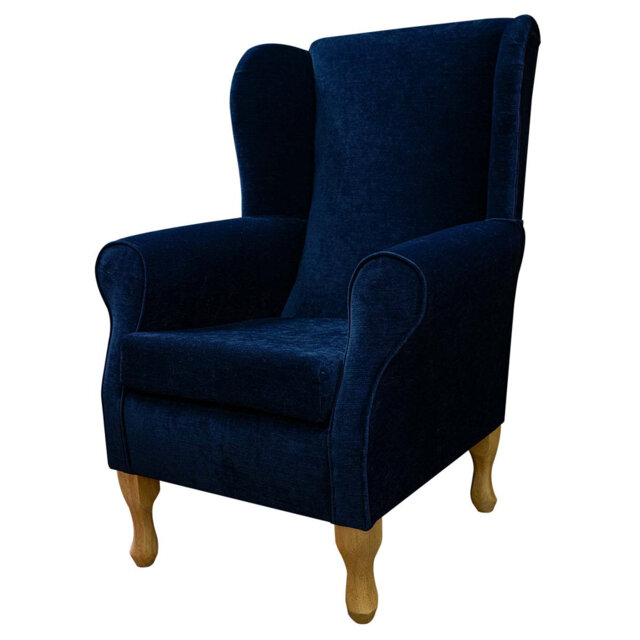 74cm Wide Tufted Velvet Wingback Chair
