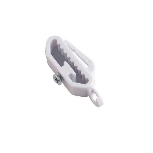 White 3.05cm Track End Stops