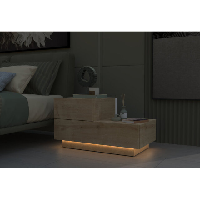 70cm W Particle Board / Chipboard Bedside Table