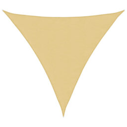 Carlasia 100% Polyester Oxford 4.5m x 4.5m x 4.5m Triangle Shade Sail