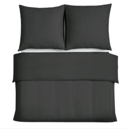 Duvet Cover Bedding Set Microfiber Striped Duvet Cover Set with Pillow Shams Included