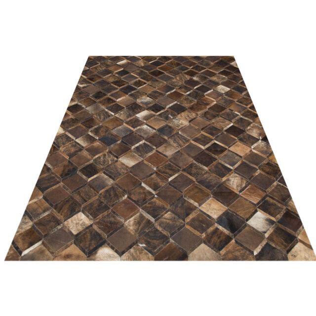 Sao Paulo Exotic Cowhide Brown Rug