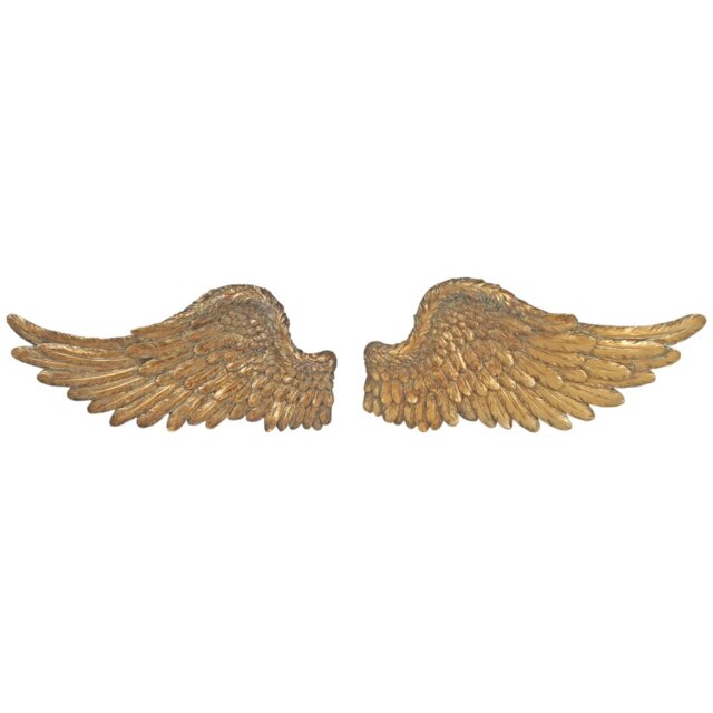 2 Piece Angel Wings Wall DÃ©cor Set
