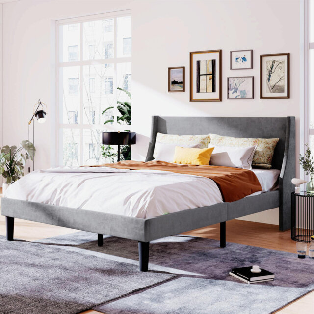 Conrada Double (4'6) Upholstered Bed Frame