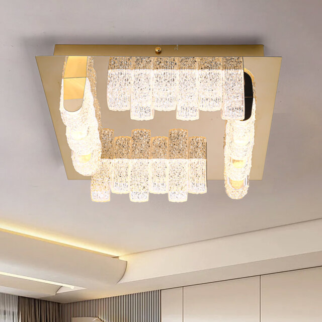 4 - Light 32cm LED Acrylic Flush Mount