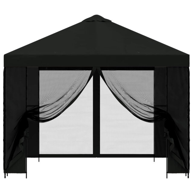 vidaXL Garden gazebo Polyester and Steel Outdoor Gazebo Canopy Summer Pavilion