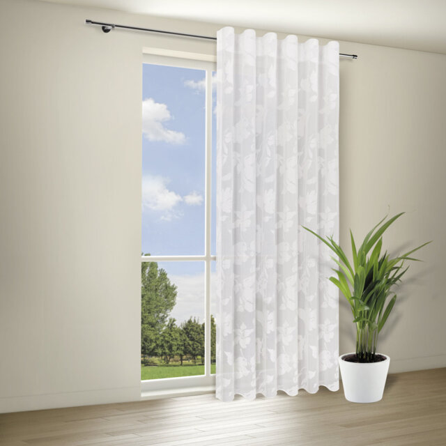 Aysha Pencil Pleat Sheer Thermal Curtain