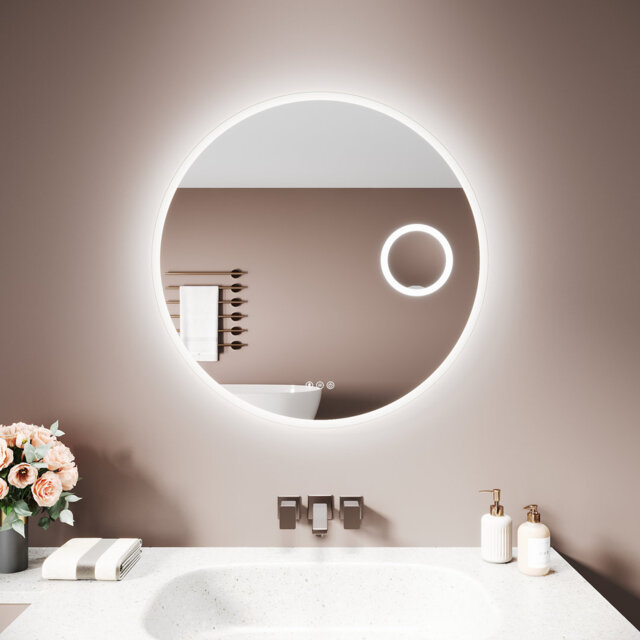 Iron Oval Mirror