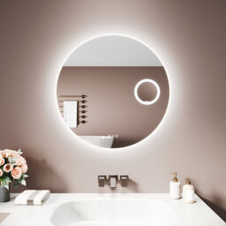 Iron Oval Mirror