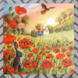 JUDITH YATES Farmhouse Wall Decor on Ceramic