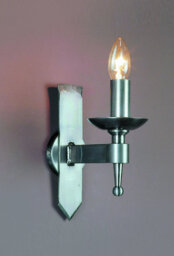 Bautista Steel Candle Wall Light