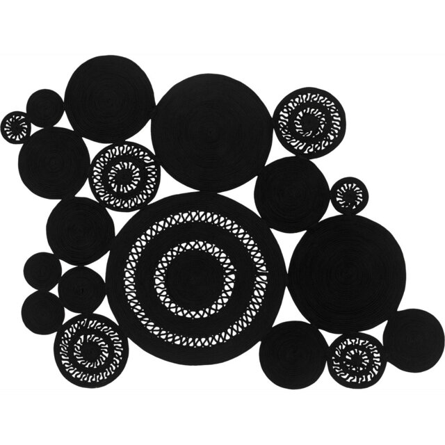 Selvidge Flatweave Black Rug