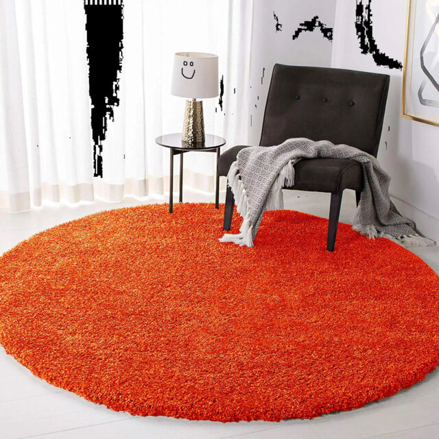 New Stylish Thick Shaggy Rugs For Living Room Hallway Runner Fluffy Round Rugs Bedroom Carpet Mat