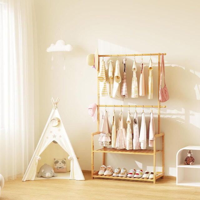 87cm Adjustable Clothing Rack
