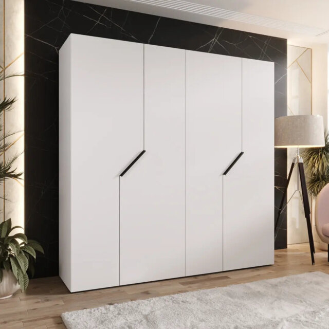 Blomvik I Hinged Wardrobe 200cm - Bold, Reliable Storage for Family Bedrooms