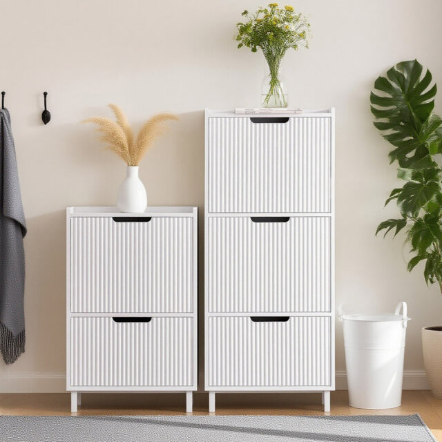 8 Pair Flip Down Shoe Storage