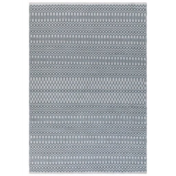 McLellen Geometric Recycled P.E.T Hand Knotted Indoor / Outdoor Area Rug
