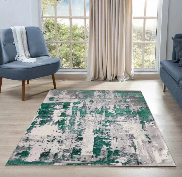 Abstract Indoor / Outdoor Area Rug